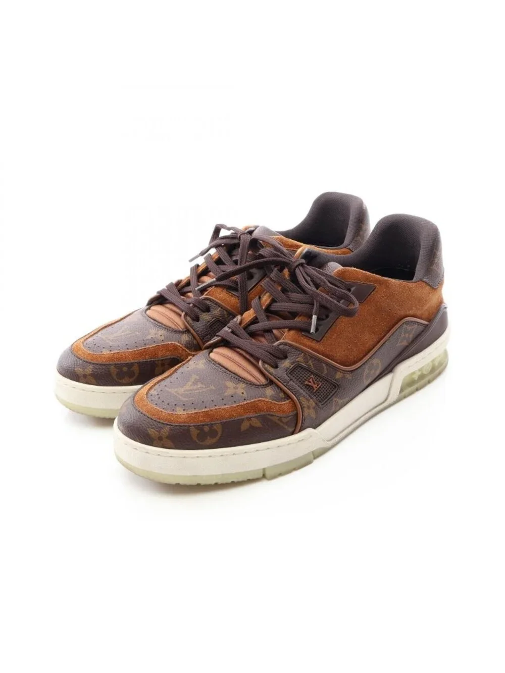 Louis Vuitton Sneakers LV Trainerline Monogram Suede Coatingcanvas